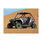 Polaris RZR Full Doors - 570 800 XP900 | 50 Caliber Racing RZR Doors with Slam Latches - Aluminum Panels on Black Frame