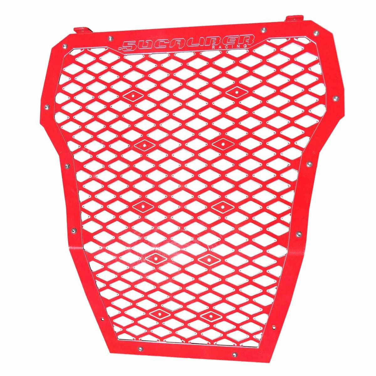 Red | Custom Billet Grille RZR XP Turbo 2017-2018 Indy Red
