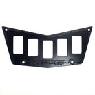 5 Hole Dash Switch Panel RZR 570 800 XP900 | 50 Caliber Racing Billet Aluminum 5 Switch Hole Dash Panel - Adds 3 Rocker Switch Mounting Locations - Stealth Black