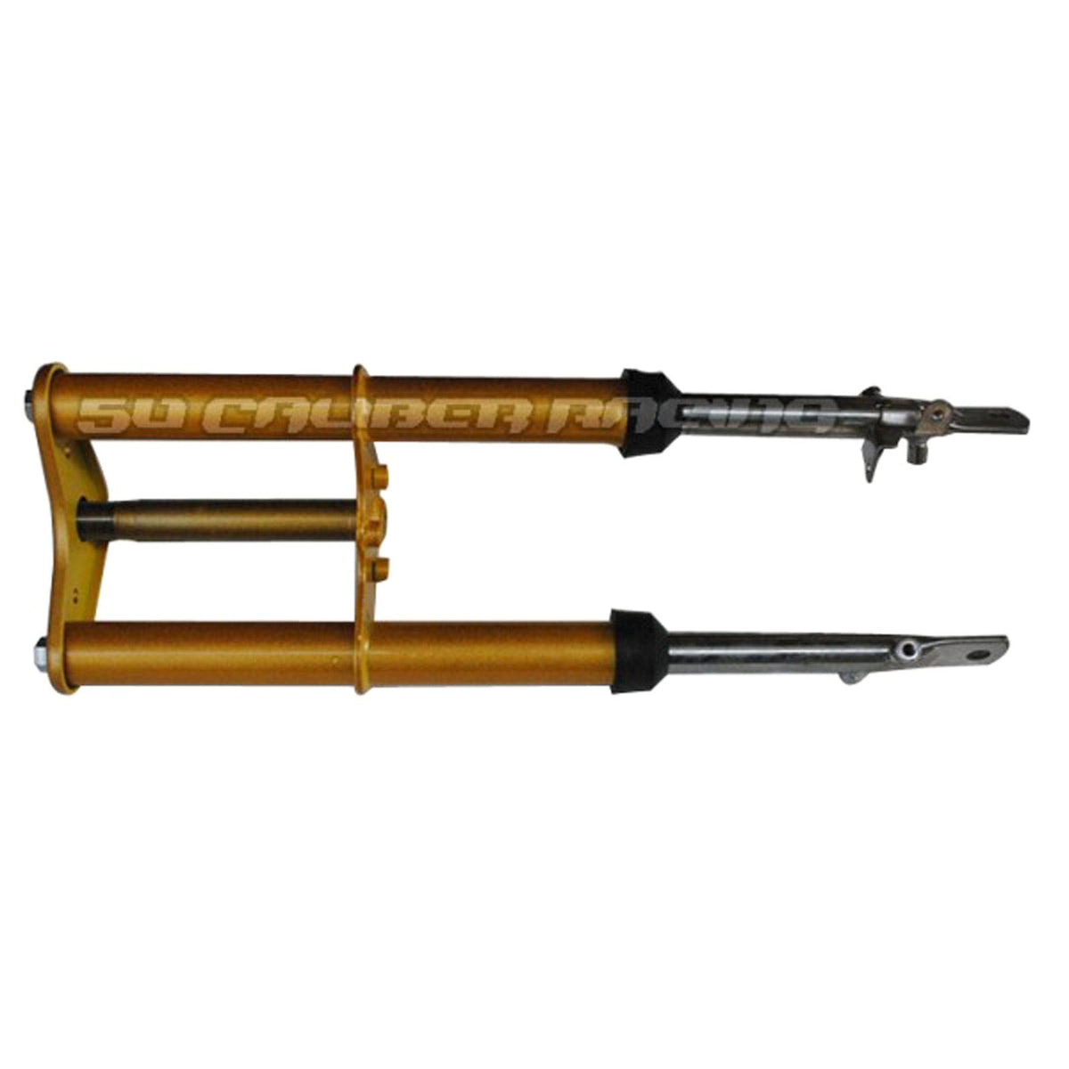 Replacement Honda 50 Forks - 92-Up CRF50 XR50 | 50 Caliber Racing Replacement Forks for Honda XR50 and CRF50 Pit Bikes - Stock Height - Gold Finish