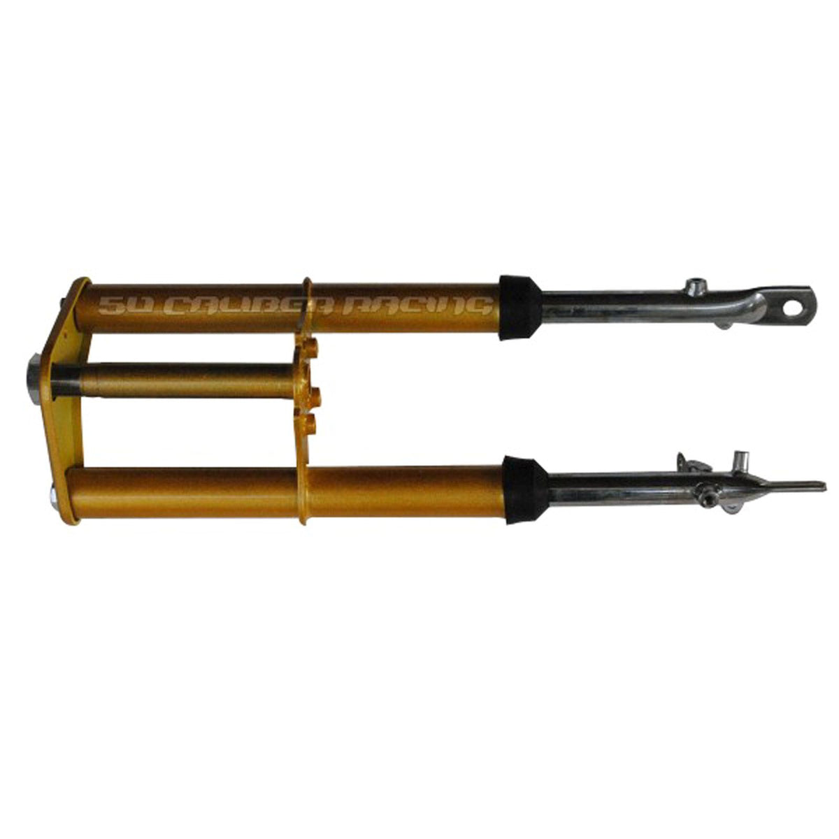 Replacement Honda 50 Forks - 92-Up CRF50 XR50 | 50 Caliber Racing Replacement Forks for Honda XR50 and CRF50 Pit Bikes - Stock Height - Gold Finish