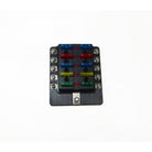 10 Way 12V Circuit Fuse Block - LED Indicators - Ring Terminals | 10 Way 12V Circuit Fuse Block - LED Indicators - Ring Terminals