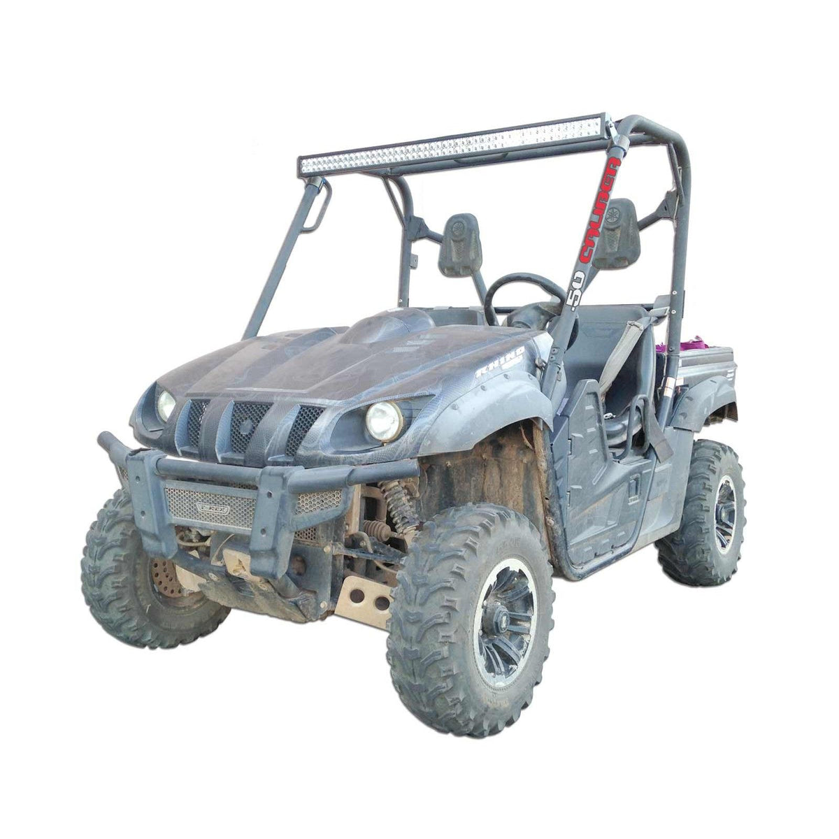 Yamaha Rhino A-Pillar Light Bar Brackets for 50" Curved | 50 Caliber Racing A Pillar Mounting Brackets for 50" Curved LED Light Bar - Fits Yamaha Rhino 2004-2013