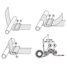 50 Caliber Racing 4 Point UTV Harness - Upper Strap Installation