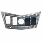4 Hole Dash Switch Panel RZR 570 800 XP900 | CNC Billet Aluminum 4 Hole Dash Panel for RZR 570 800 & XP900 - Raw Silver Combo with 2 Switches