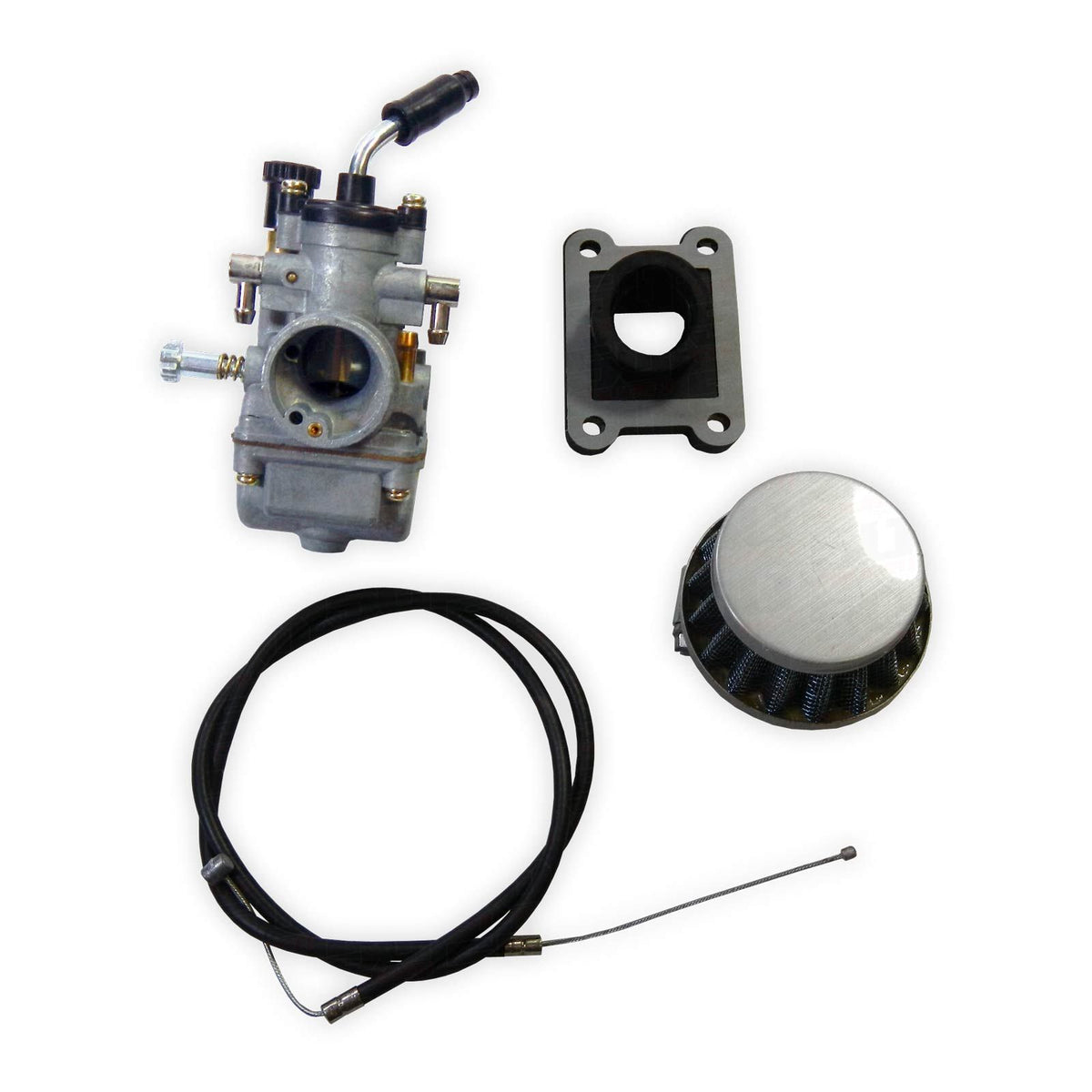 Carburetor and Intake Kit KTM 50 Pit Bikes | 50 Caliber Racing Complete Replacement Carburetor and Intake Kit for KTM 50cc Pit Bikes 2002-2019