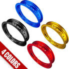 Pit Bike Rim 10 Inch 28 Hole | 50 Caliber Racing Pit Bike 10 inch Rims - 28 Hole available in BLACK, GOLD, RED or BLUE Anodized