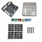 6 Way Fuse Block with Ground - LED Indicators | 6 Way Fuse Block with Ground - LED Indicators