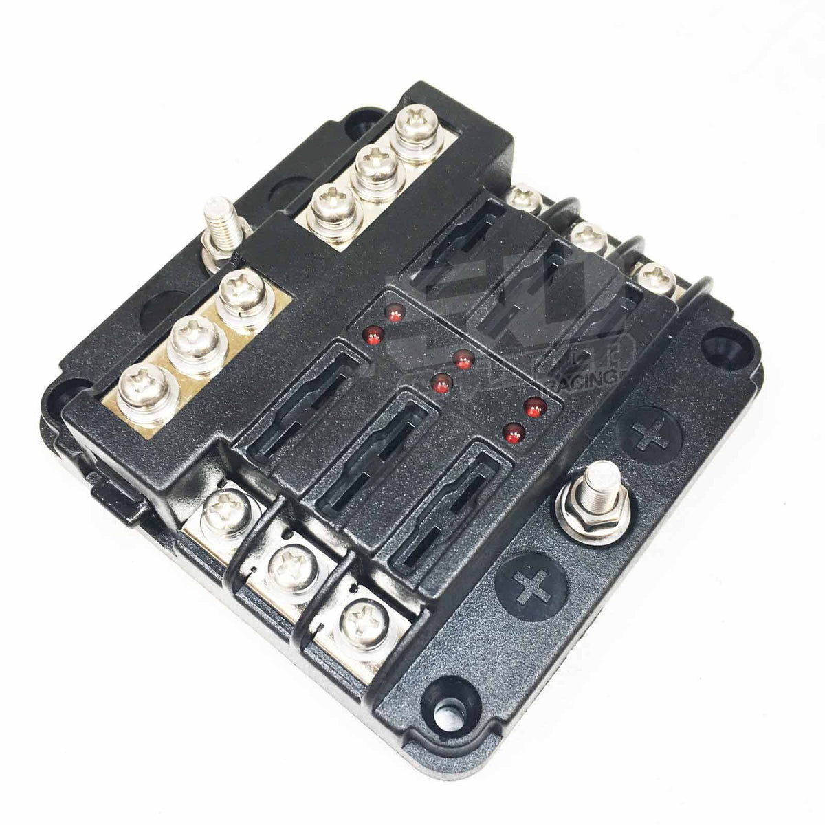 6 Way Fuse Block with Ground - LED Indicators | 6 Way Fuse Block with Ground - LED Indicators