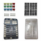12 Way Fuse Block with Ground - LED Indicators | 12 Way Fuse Block with Ground - LED Indicators