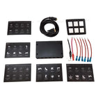 Slim Mount 6 Switch Touch Panel | 6 Switch Slim Surface Mount Touch Switch Panel- Slim profile with custom labels for 12 volt Auto Boat UTV and RV Applications