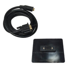 Slim Mount 6 Switch Touch Panel | Slim Capacitive touch panel with rear facing reliable VGA cable connection