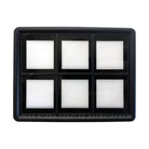 Slim Mount 6 Switch Touch Panel | 6 Switch Slim Surface Mount Touch Switch Panel- Slim profile with custom labels for 12 volt Auto Boat UTV and RV Applications