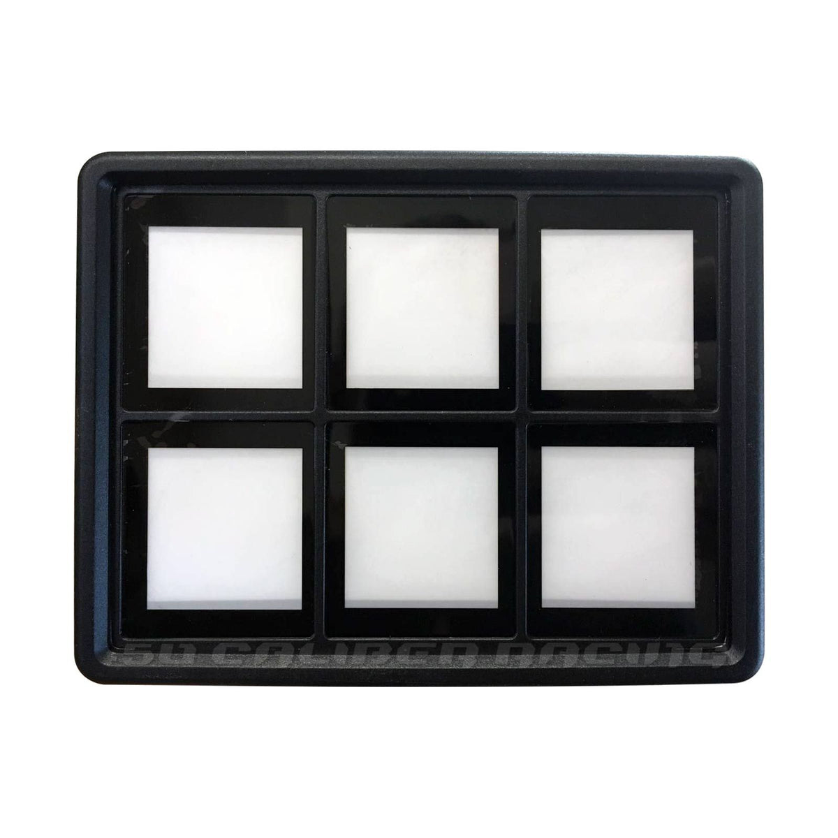Slim Mount 6 Switch Touch Panel | 6 Switch Slim Surface Mount Touch Switch Panel- Slim profile with custom labels for 12 volt Auto Boat UTV and RV Applications
