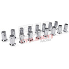 Flat Lug Nuts 12x1.5 Chrome Plated - XP1000 General Turbo | 50 Caliber Racing - Set of 16 Chrome Flat Lug Nuts 12x1.5mm for RZR XP1000, S900/1000, Turbo, Can-Am X3, Honda Pioneer