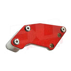 Red Anodized Billet Chain Guide for Honda 50s | 50 Caliber Racing Billet Aluminum Chain Guide for Honda 50cc Pit Bikes