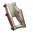 Red Anodized Billet Chain Guide for Honda 50s | 50 Caliber Racing Billet Aluminum Chain Guide for Honda 50cc Pit Bikes