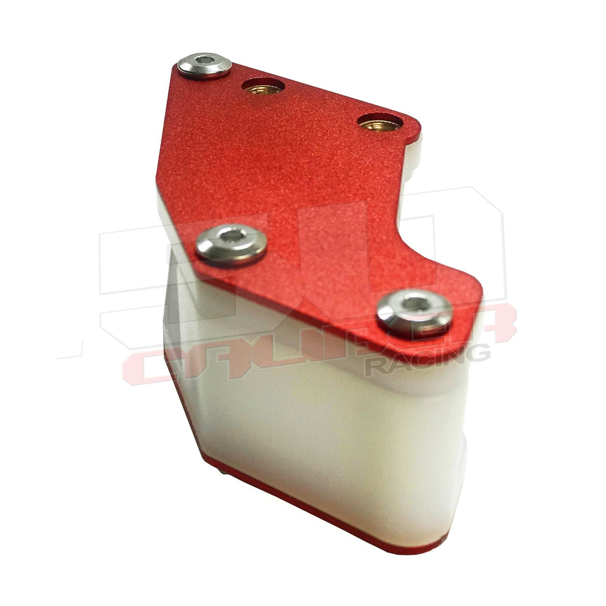 Red Anodized Billet Chain Guide for Honda 50s | 50 Caliber Racing Billet Aluminum Chain Guide for Honda 50cc Pit Bikes