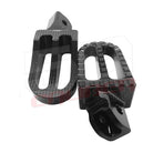 Oversized Foot Pegs Honda 50 Pit Bikes | 50 Caliber Racing Oversized Foot Pegs For Honda Pit Bikes Z50 CRF50 XR50 CRF70 XR70 Black Finish