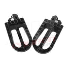 Oversized Foot Pegs Honda 50 Pit Bikes | 50 Caliber Racing Oversized Foot Pegs For Honda Pit Bikes Z50 CRF50 XR50 CRF70 XR70 Black Finish