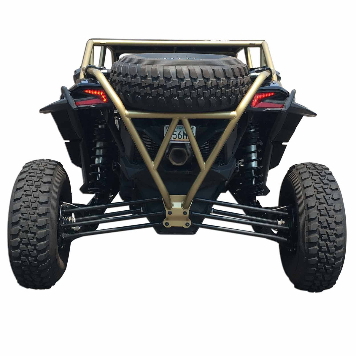  | Can-Am X3 Bolt On Spare Tire Mount for up to 32" Tire  - 32" Version shown installed