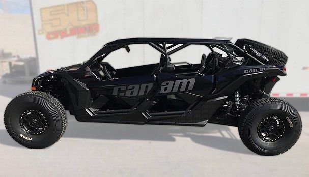  | Can-Am X3 Bolt On Spare Tire Mount for up to 35" Tire - 35" Version shown installed