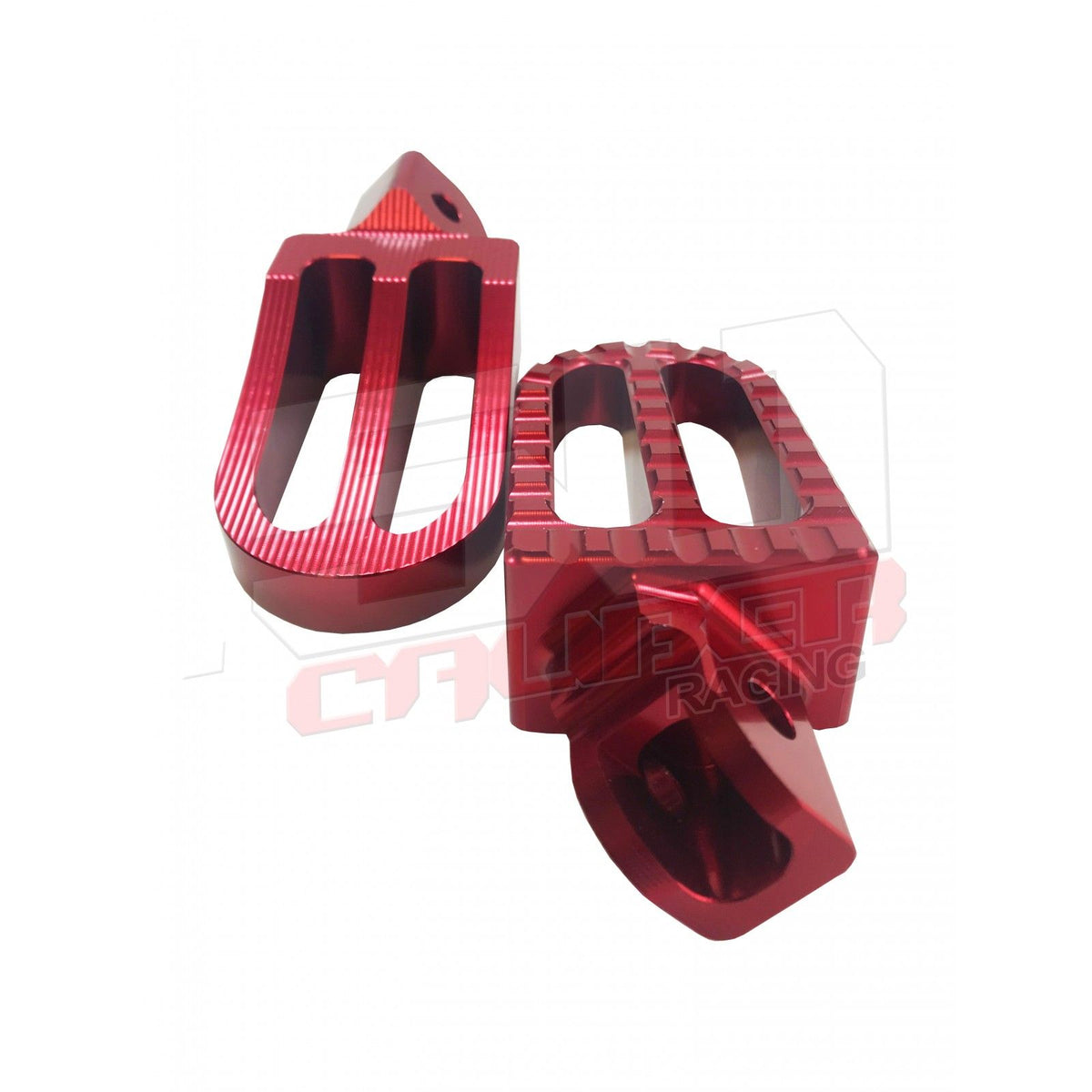 Oversized Foot Pegs Honda 50 Pit Bikes | 50 Caliber Racing Oversized Foot Pegs Red Anodized For Honda Pit Bikes Z50 CRF50 XR50 CRF70 XR70