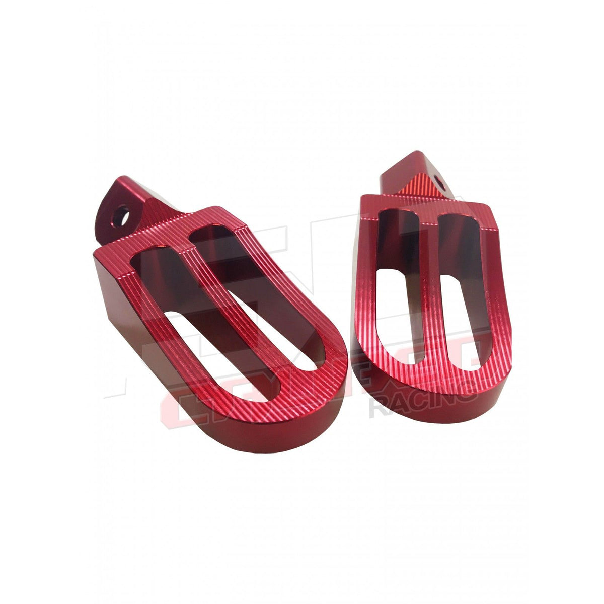 Oversized Foot Pegs Honda 50 Pit Bikes | 50 Caliber Racing Oversized Foot Pegs Red Anodized For Honda Pit Bikes Z50 CRF50 XR50 CRF70 XR70