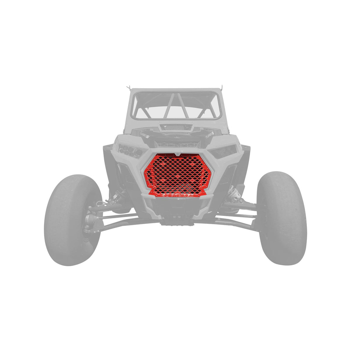 Red | Custom Billet Grille RZR XP1000 / XP Turbo / S 2019 - Includes stainless steel hardware