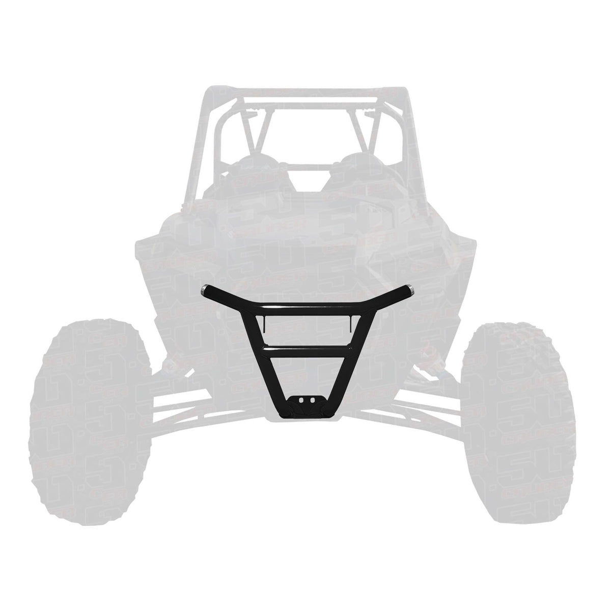 Polaris RZR Turbo S Tubular Front Bumper 2018-2021 | 	2018-2019 RZR Turbo S 72" Long Travel Tubular Front Bumper - Bolt on design