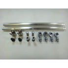 Raw Silver | RZR Turbo S Heavy Duty Tie Rods - Raw Aluminum Complete Kit