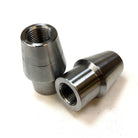 1/2" Weld Bung Tube End For 1" OD | 1/2" Weld Bung Tube Adapter For 1" OD Round .095 & .120 Wall - 1/2-20 Thread Chromoly, Tapered