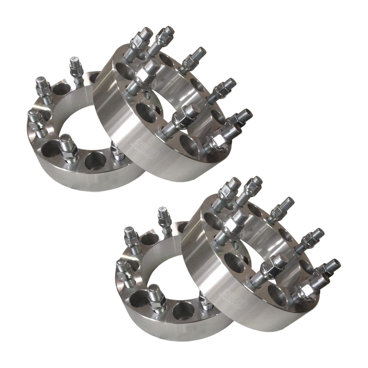  | 50 Caliber Racing Billet Aluminum Wheel Spacers - 8x170mm Bolt Pattern,  14x2.0 Studs - for Ford F250, F350 Super Duty Pickups
