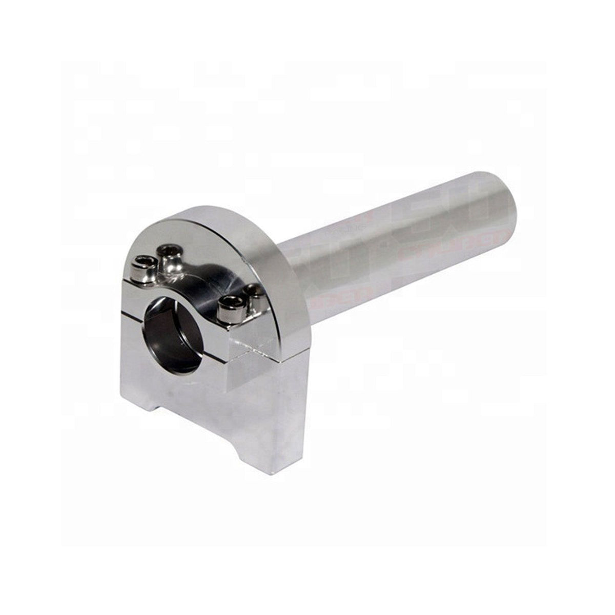 Silver | Billet Twist Throttle for all Pit Bikes and Dirt Bikes Silver Anodized
