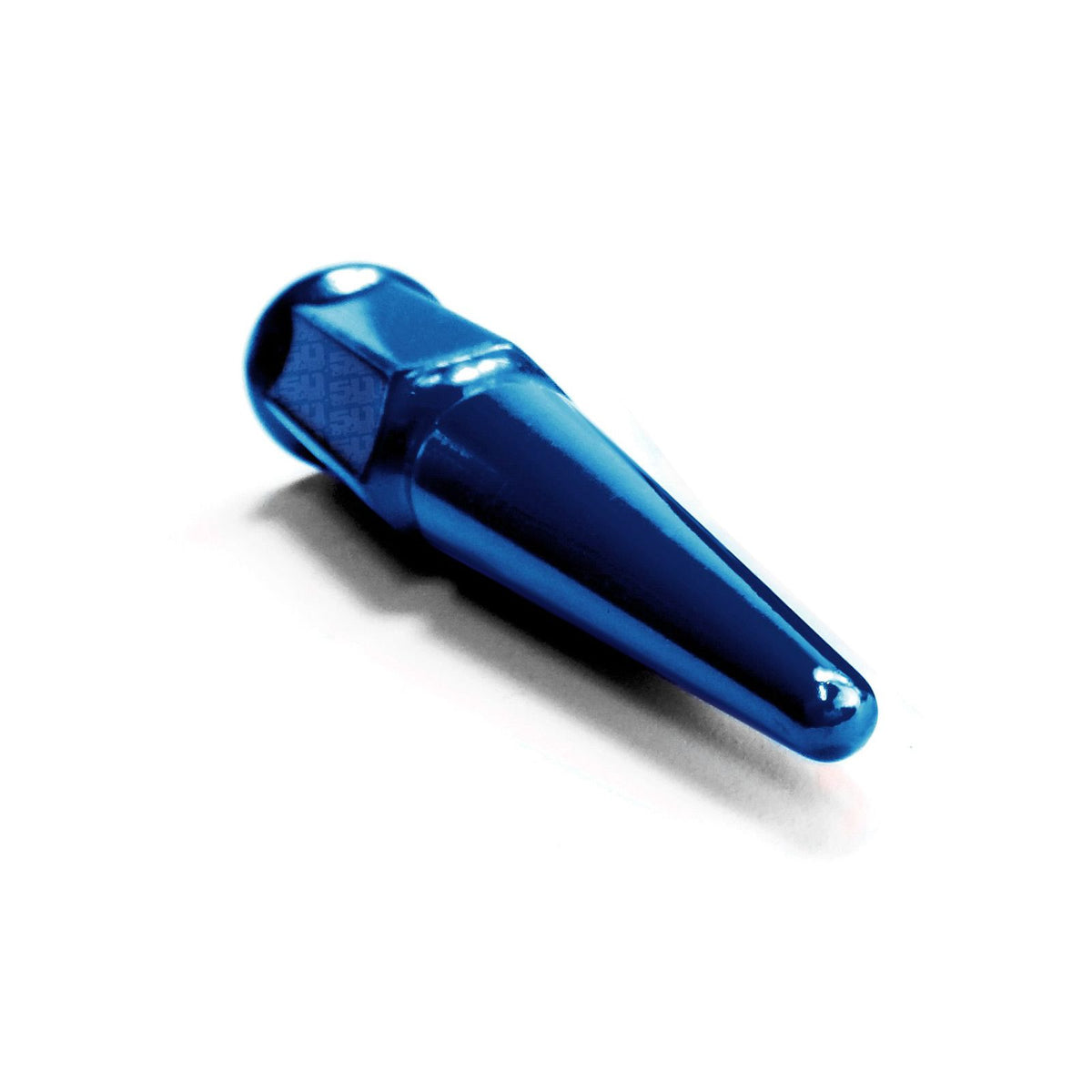 Blue | 4.5 Inch Spike Lug Nut Singles - Blue Finish