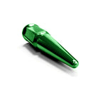 Green | 	4.5 Inch Spike Lug Nut Singles - Green Finish