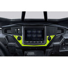 Lime Squeeze | Polaris Ride Command Center Dash Panel - Lime Squeeze - Shown Installed	