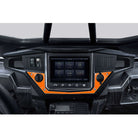 Orange | Polaris Ride Command Center Dash Panel - Orange Madness - Shown Installed	