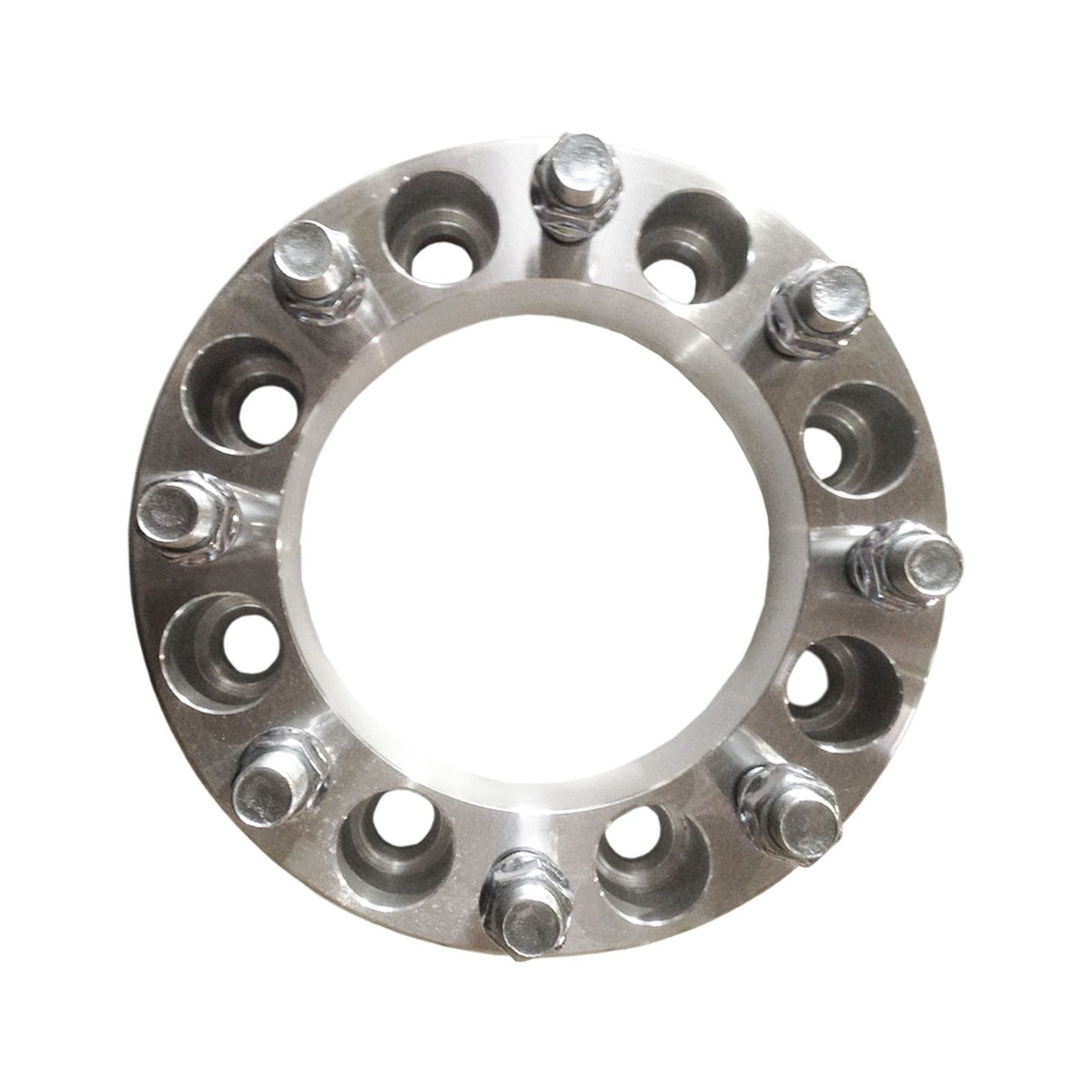 Wheel Spacer 8 x 6.5 Inch (8 x 165.1 mm) - 9/16" Studs | 50 Caliber Racing Billet Aluminum Wheel Spacers - 8x6.5" (139.7mm) Bolt Pattern, 9/16 Studs - for Ford Chevy Dodge Pickups with 