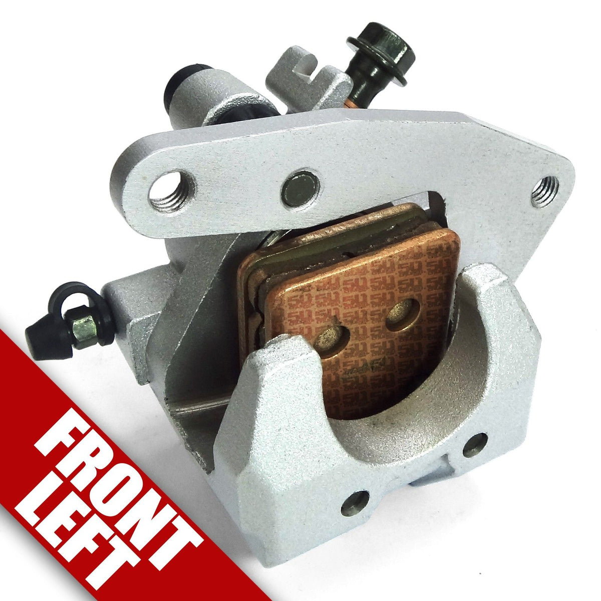 Loaded Front Brake Caliper with Pads for Yamaha Grizzly / Kodiak 400 - 660 | Front Brake Caliper with Pads for Yamaha Grizzly and Kodiak 400- 660