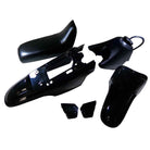 Black | 50 Caliber Racing Replacement Plastic, Tank and Seat Kit for Yamaha PW50 Pit Bikes