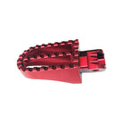 Red | 50 Caliber Racing Oversized Foot Pegs For Honda Pit Bikes Z50 CRF50 XR50 CRF70 XR70