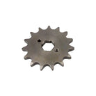 428 Chain Front Sprocket 15T 17mm Pit Bike | 15 tooth sprocket fits a 428 chain and has a 17 mm inner shaft hole.