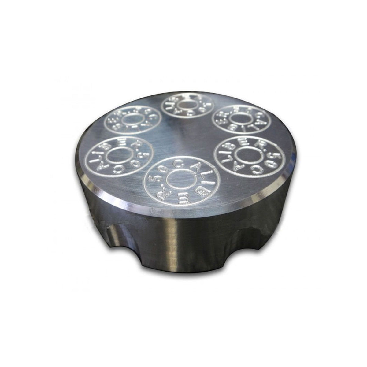 Raw Silver | CNC Machined 50 Caliber Racing Six Shooter Gas Cap - Arctic Cat / Textron Wildcat
