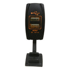 Orange | Illuminated 50 Caliber Racing Dual USB Rocker Switch - USB Type A