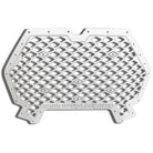 White | Billet Grille with Bumper Notch RZR XP 1000 / Turbo / S 2019+ White Powdercoat Finish