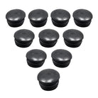 Tubing End Caps - 1.25 Inch - Pack of 10 | 50 Caliber Black Plastic Roll Cage / Bumper End Cap Pipe Plugs - Pack of 10