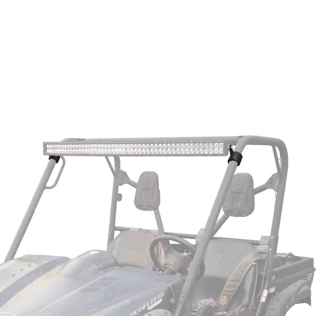 Yamaha Rhino A-Pillar Light Bar Brackets for 50" Curved | 50 Caliber Racing A Pillar Mounting Brackets for 50" Curved LED Light Bar - Fits Yamaha Rhino 2004-2013