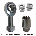 | 1/2 Rod End Heim Joint Kit for 1" OD Tubing - Single Joint with High Misalignment Spacers