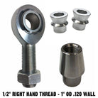 | 1/2 Rod End Heim Joint Kit for 1" OD Tubing - Single Joint with High Misalignment Spacers
